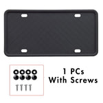 Scratch & Rattle Proof Silicone License Plate Frame