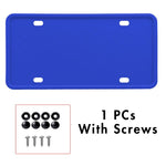 Scratch & Rattle Proof Silicone License Plate Frame