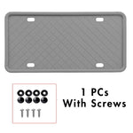 Scratch & Rattle Proof Silicone License Plate Frame