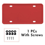 Scratch & Rattle Proof Silicone License Plate Frame