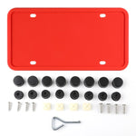 Scratch & Rattle Proof Silicone License Plate Frame