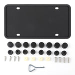 Scratch & Rattle Proof Silicone License Plate Frame
