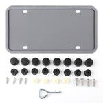 Scratch & Rattle Proof Silicone License Plate Frame